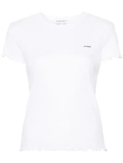 Maison Labiche Amour Folies T-shirt In White