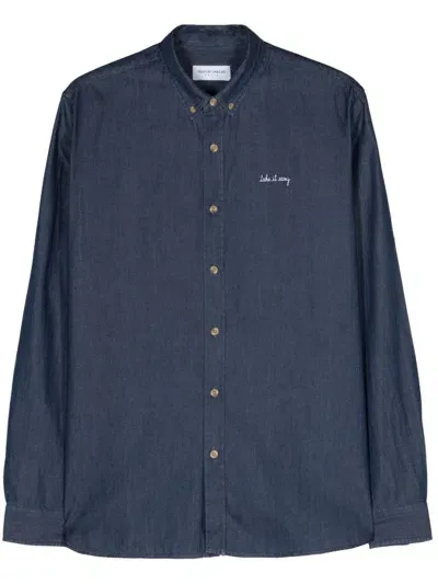 Maison Labiche Malesherbes Denim Shirt In Blue