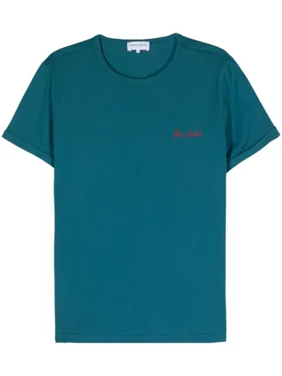 Maison Labiche The Dude Cotton T-shirt In Blue