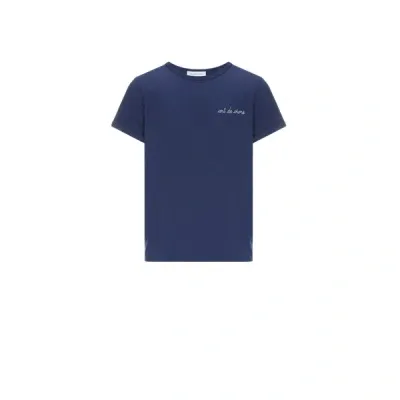 Maison Labiche Cotton T-shirt In Blue