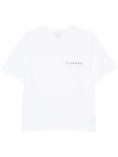 Maison Labiche Limited Edition-embroidered T-shirt In White