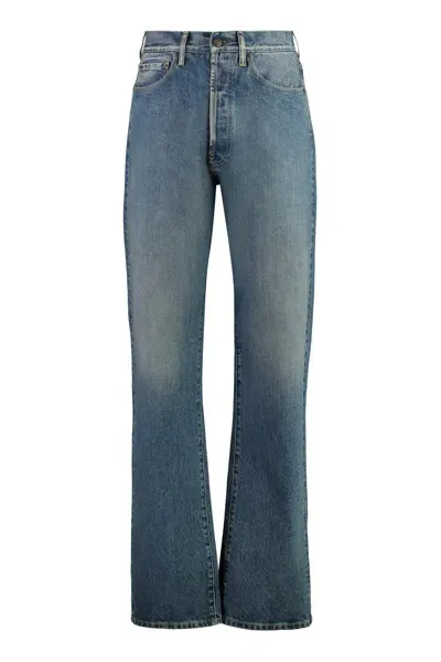 Maison Margiela 5-pocket Straight-leg Jeans In Navy