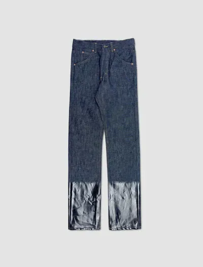 Maison Margiela 5 Pocket Trousers In Blu