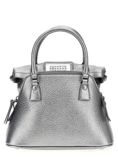 Maison Margiela 5ac Classique Micro Handbag In 银