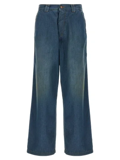 Maison Margiela Americana Wash Jeans In Blue