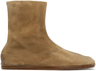 Maison Margiela Beige Tabi Boots In T2279 Medal Bronze