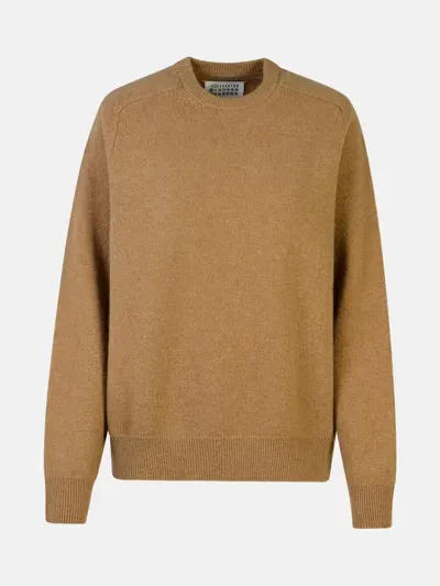 Maison Margiela Beige Wool Sweater