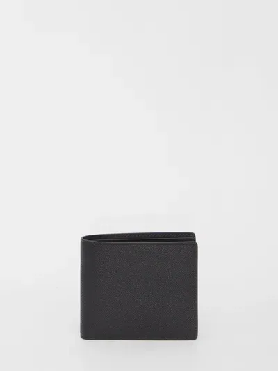 Maison Margiela Bi-fold Leather Wallet In Black