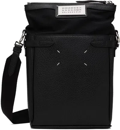 Maison Margiela Black 5ac Camera Vertical Bag In T8013 Black