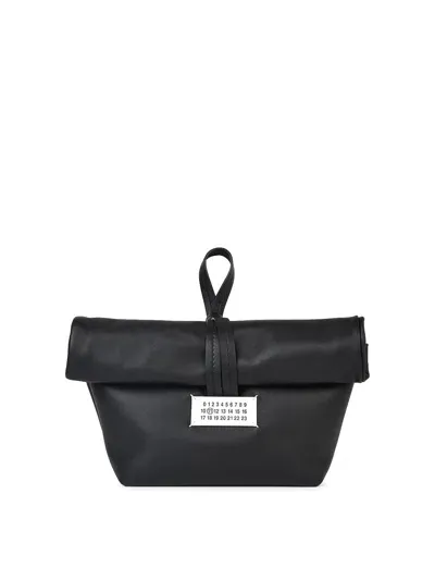 Maison Margiela Black Anise Leather Clutch