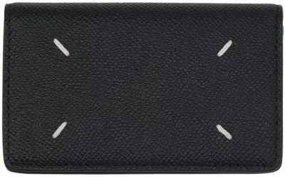 Maison Margiela Black Clip 2 Card Holder In T8013 Black