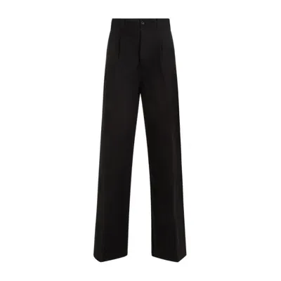 Maison Margiela Black Cotton Pants