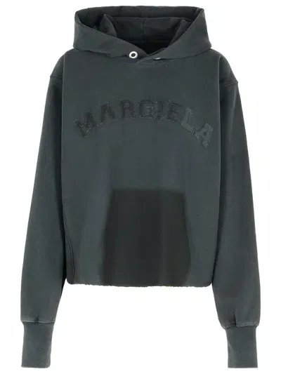 Maison Margiela Black Cotton Sweatshirt