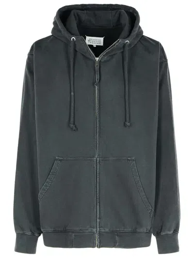 Maison Margiela Black Cotton Sweatshirt