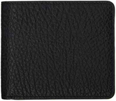 Maison Margiela Black Four Stitches Wallet In T8013 Black