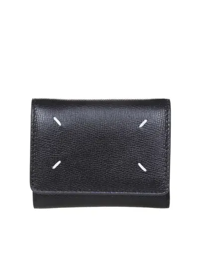 Maison Margiela Black Leather Wallet