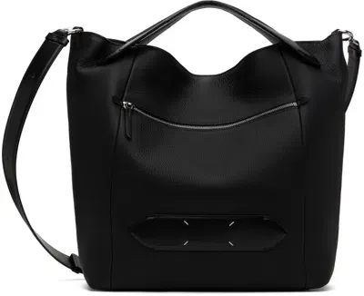 Maison Margiela Black Soft 5ac Shopping Tote In T8013 Black