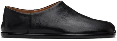 Maison Margiela Black Tabi Babouche Loafers In T8013 Black