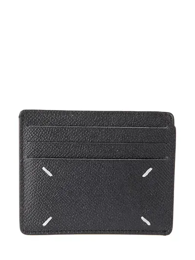 Maison Margiela Card Holder Slim Gap In Black