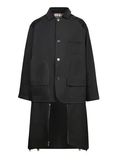 Maison Margiela Coats In Black