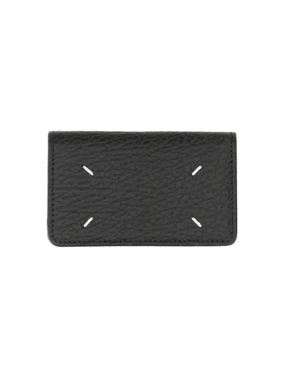 Maison Margiela Compact Card Holder In Black