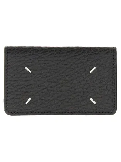 Maison Margiela Compact Card Holder Unisex In Black