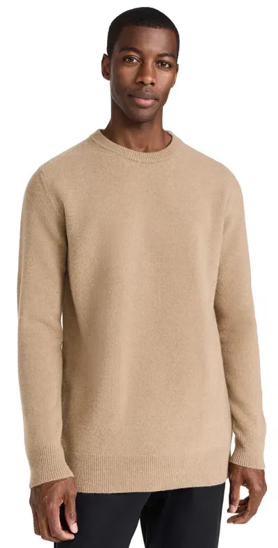 Maison Margiela Crewneck Knitted Sweater In Brown