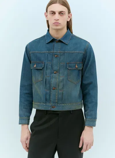 Maison Margiela Denim Jacket In Blue