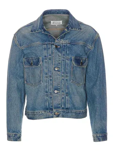 Maison Margiela Denim Jacket In Blue