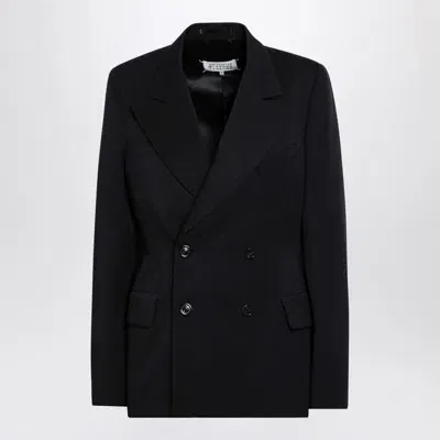 Maison Margiela Double-breasted Jacket In In Black