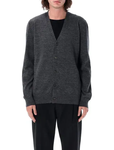 Maison Margiela Cashmere Cardigan In Grey