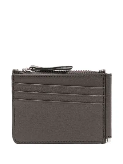 Maison Margiela Four-stitch Wallet In Grey