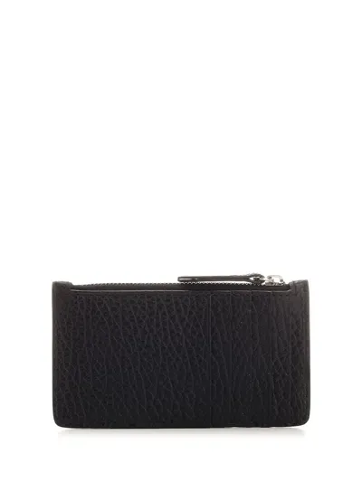 Maison Margiela Four Stitches Card Holder In Black