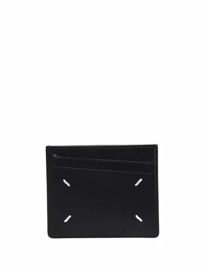 Maison Margiela Four Stitches Cardholder In Black