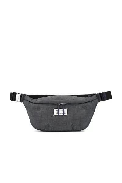 Maison Margiela Glam Slam Belt Bag In Blue  Navy  & Black