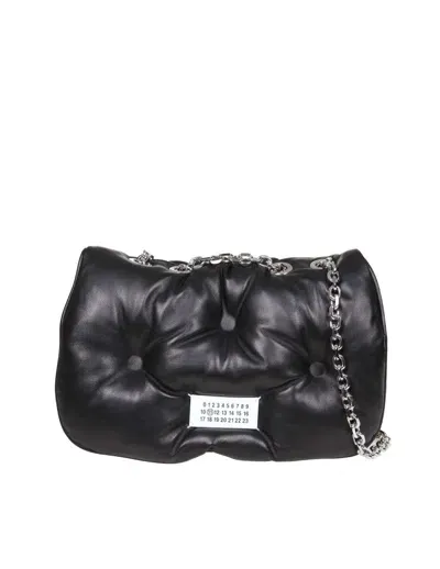 Maison Margiela Glam Slam Chain Shoulder Bag In Black