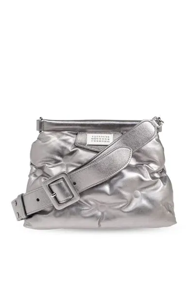 Maison Margiela Glam Slam Classique Logo In Silver