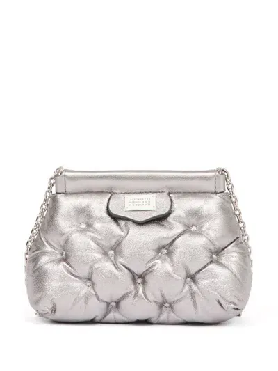 Maison Margiela Glam Slam Classique Mini Bag In Metallic Grey