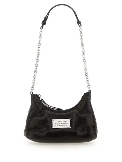 Maison Margiela Glam Slam Hobo Micro Bag In Black