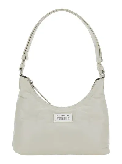 Maison Margiela Glam Slam Hobo Small In Grey