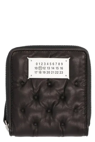 Maison Margiela Glam Slam Leather Wallet In Black