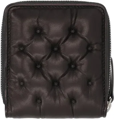 Maison Margiela Glam Slam Leather Wallet In Black