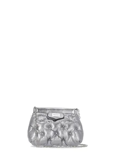 Maison Margiela Glam Slam Shoulder Bag In Metallic Grey