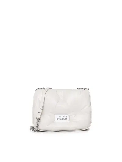 Maison Margiela Glam Slam Small Flap Bag In Nappa In Grey