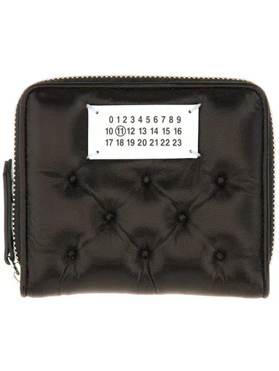 Maison Margiela Leather Wallet In Black