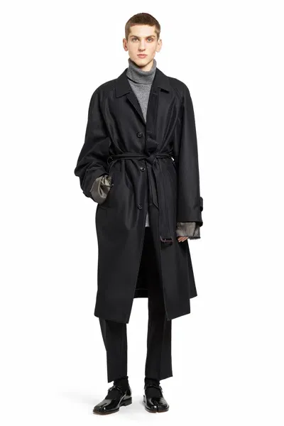 Maison Margiela Man Black Coats