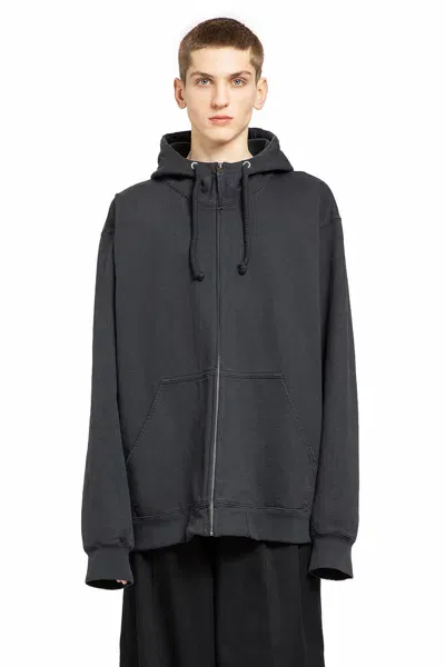 Maison Margiela Man Black Sweatshirts