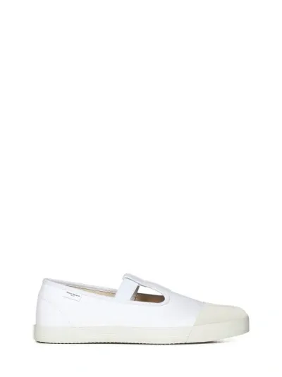 Maison Margiela Mary Jane Sneakers In Neutrals