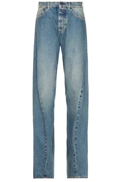 Maison Margiela Pants 5 Pockets In Blue