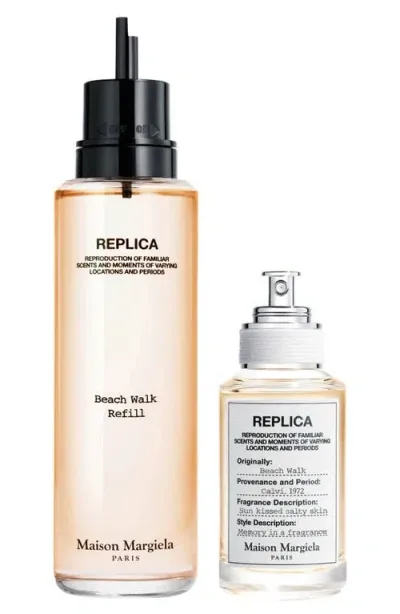 Maison Margiela Replica Beach Walk Eau De Toilette & Refill 2-piece Set $245 Value In No Color